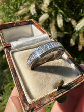 Load image into Gallery viewer, Platinum Channel Set Baguette Diamond Eternity Ring