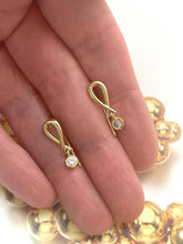 Load image into Gallery viewer, Diamond Earrings Set in 18ct Yellow Gold