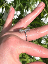 Load image into Gallery viewer, Uplifting Yellow Sapphire & Diamond Art Deco Revival Ring