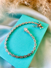 Load image into Gallery viewer, Silver & Cubic Zirconia Bracelet