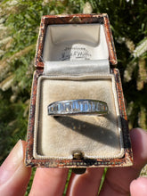 Load image into Gallery viewer, Platinum Channel Set Baguette Diamond Eternity Ring