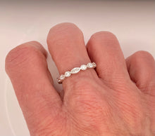 Load image into Gallery viewer, Diamond Half Eternity Ring in Platinum