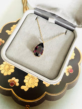 Load image into Gallery viewer, Garnet Pendant Set in 9ct Yellow Gold
