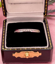 Load image into Gallery viewer, Half Eternity Diamond Ring in 18ct White Gold