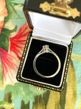 Load image into Gallery viewer, Diamond Solitaire Ring Set in Platinum