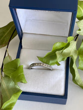 Load image into Gallery viewer, Half Eternity Diamond Ring Set in Platinum