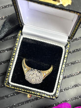 Load image into Gallery viewer, Diamond Cluster Ring Set in 9ct Yellow Gold