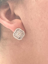 Load image into Gallery viewer, Beautiful Diamond Studs Set in 18ct White Gold