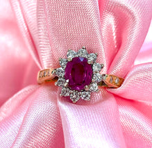 Load image into Gallery viewer, Superb Ruby and Diamond Ring Set in 18ct Yellow Gold