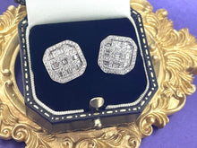Load image into Gallery viewer, Beautiful Diamond Studs Set in 18ct White Gold
