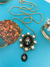 Load image into Gallery viewer, French Pearl & Diamond Pendant