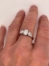 Load image into Gallery viewer, Trilogy Diamond Ring in 18ct White Gold