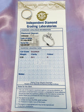 Load image into Gallery viewer, Emerald and Tapered Baguette Cut Diamond Ring in Platinum