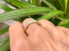 Load image into Gallery viewer, Half Eternity Diamond Baguette Ring in 18ct Yellow Gold