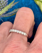 Load image into Gallery viewer, Half Eternity Diamond Ring in Platinum