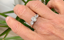 Load image into Gallery viewer, Trilogy Diamond Ring in 18ct White Gold