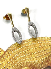 Load image into Gallery viewer, Diamond Contemporary Earrings