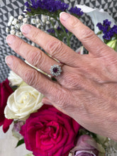 Load image into Gallery viewer, Ruby and Diamond Ring Set in 18ct White Gold