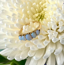 Load image into Gallery viewer, Five Stone Opal Ring in 18ct Yellow Gold