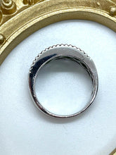 Load image into Gallery viewer, Green tourmaline and Diamond Ring Set in 18ct White Gold