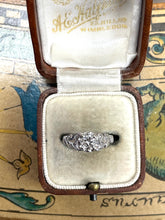 Load image into Gallery viewer, Beautiful Art Deco Diamond Ring Set in 14ct White Gold
