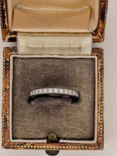 Load image into Gallery viewer, Half Eternity Diamond Ring in 18ct White Gold