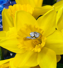 Load image into Gallery viewer, Crossover Diamond Ring in 18ct Yellow Gold
