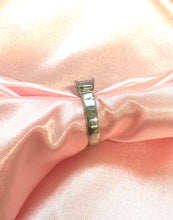 Load image into Gallery viewer, Aquamarine and Diamond Ring in 18ct White Gold