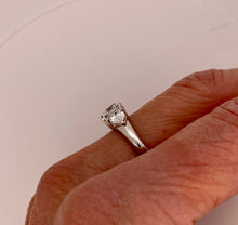 Load image into Gallery viewer, Trilogy Diamond Ring in 18ct White Gold