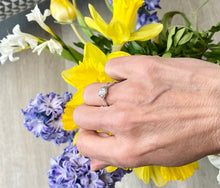 Load image into Gallery viewer, Bypass Diamond Ring in 18ct White Gold