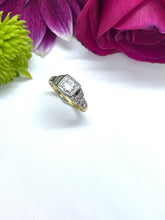 Load image into Gallery viewer, Diamond Solitaire Ring Set in 18ct Yellow Gold