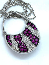 Load image into Gallery viewer, Handbag Pendant Set in 18ct White Gold