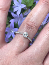 Load image into Gallery viewer, Diamond Ring Set in 18ct White Gold