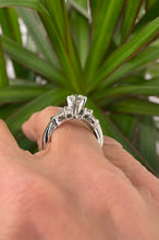 Load image into Gallery viewer, Diamond Solitaire Ring in 14ct White Gold