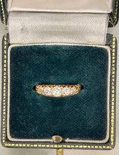Load image into Gallery viewer, Victorian 5 Stone Diamond Ring in 18ct Yellow Gold