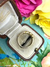 Load image into Gallery viewer, Pink Sapphire and Diamond Bubble Ring Set in 18ct Yellow Gold