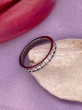 Load image into Gallery viewer, Half Eternity Diamond Ring in 14ct White Gold