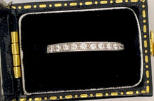 Load image into Gallery viewer, Half Eternity Diamond Ring in 18ct White Gold