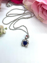 Load image into Gallery viewer, Sapphire and Diamond Preloved Pendant