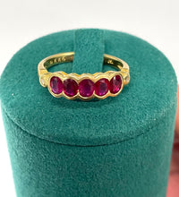 Load image into Gallery viewer, Stunning Ruby Ring set in 18 ct Yellow Gold
