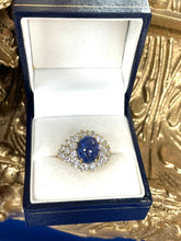 Load image into Gallery viewer, Sapphire & Diamond Preloved Ring