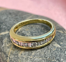 Load image into Gallery viewer, Channel Set Diamond Ring in 18ct Yellow Gold