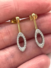 Load image into Gallery viewer, Diamond Contemporary Earrings