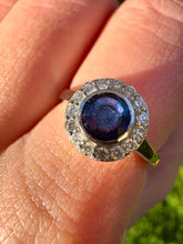 Load image into Gallery viewer, Sapphire and Diamond Ring