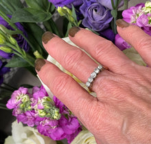 Load image into Gallery viewer, Edwardian Old Cut Diamonds 5 Stone Ring in 18ct Yellow Gold and Platinum