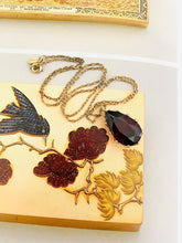 Load image into Gallery viewer, Garnet Pendant Set in 9ct Yellow Gold