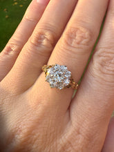 Load image into Gallery viewer, Old Cut Diamond Cluster Ring
