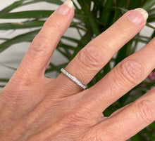 Load image into Gallery viewer, Full Eternity Ring in Platinum