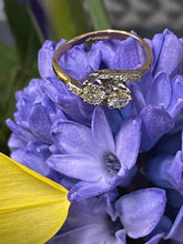 Load image into Gallery viewer, Crossover Diamond Ring in 18ct Yellow Gold