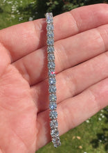 Load image into Gallery viewer, Platinum GIA Certified Diamond Tennis Bracelet – VS Clarity, G Colour